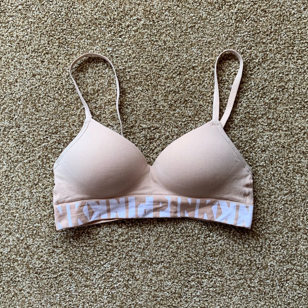 vs pink cool and comfy wireless bra